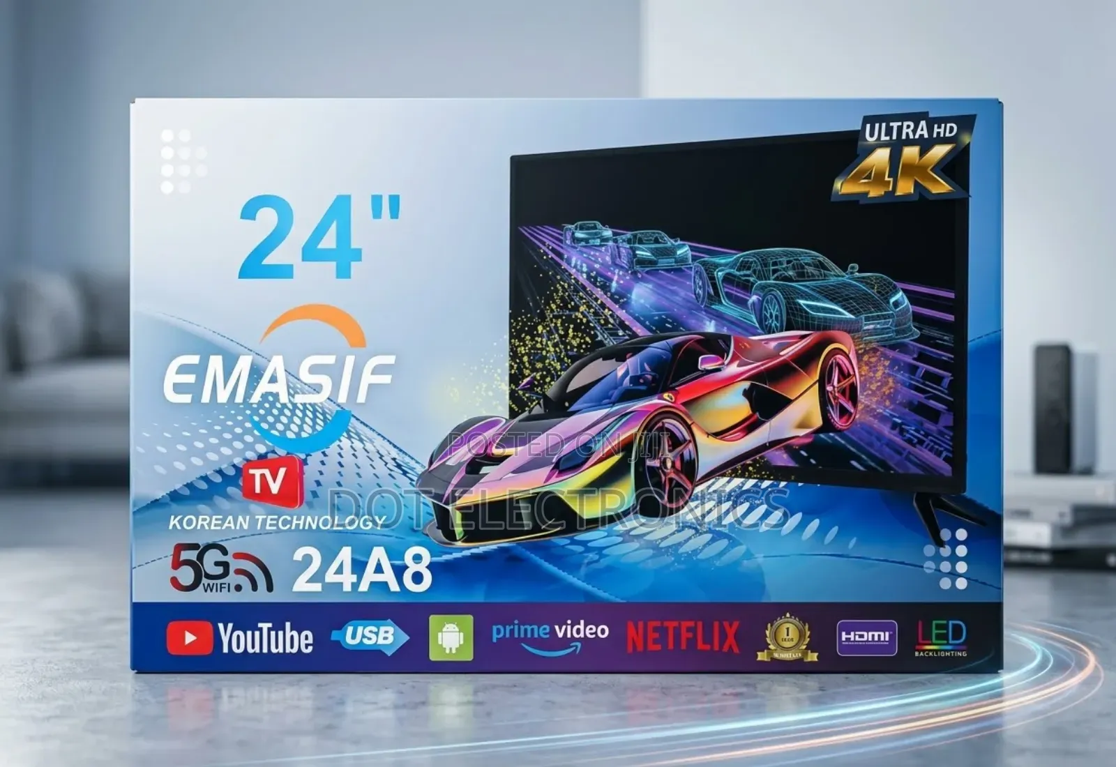 Emasif 24" 4k Ultra Hd Smart TV