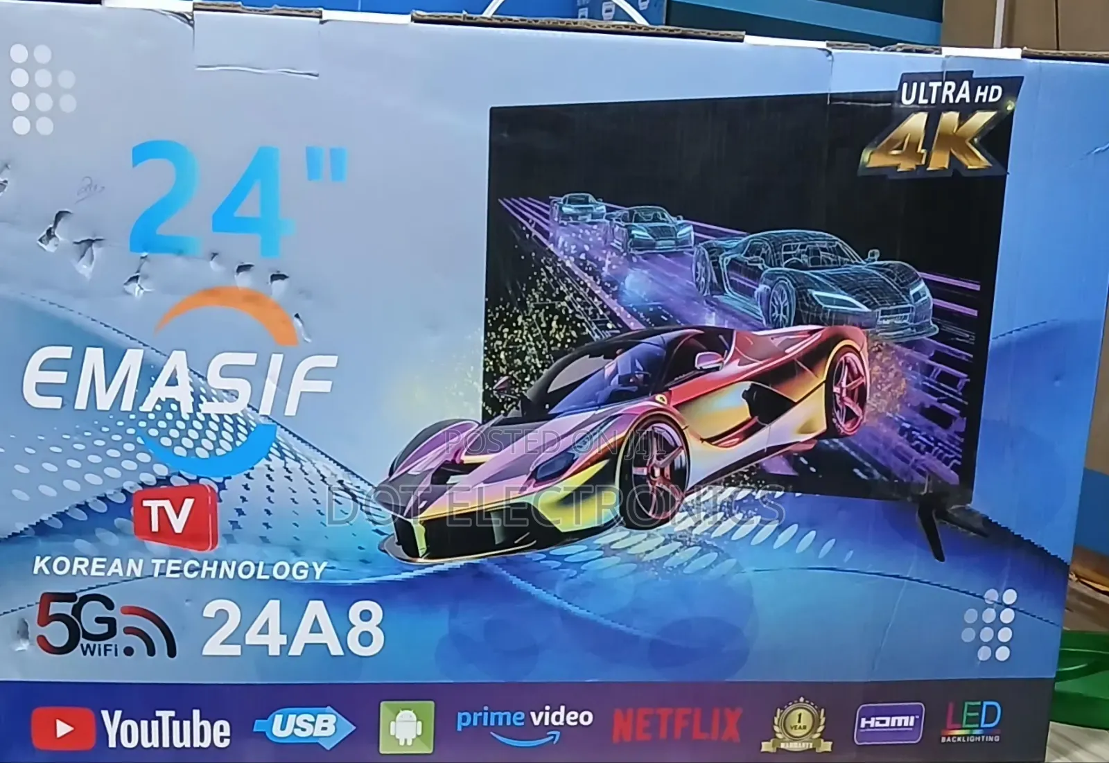 Emasif 24" 4k Ultra Hd Smart TV
