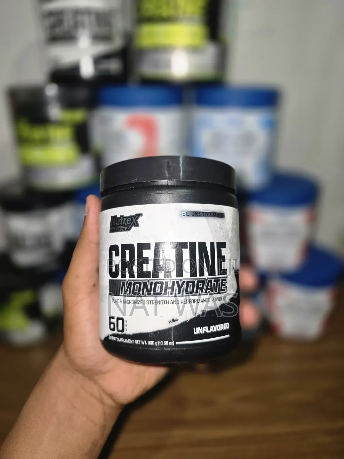 Nutrex Research Creatine Monohydrate – 300g – 60 Servings – Unflavored