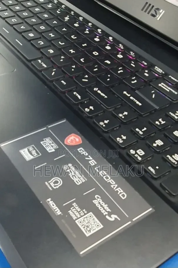 New Laptop MSI GP75 Leopard 16GB Intel Core i7 SSD 512GB