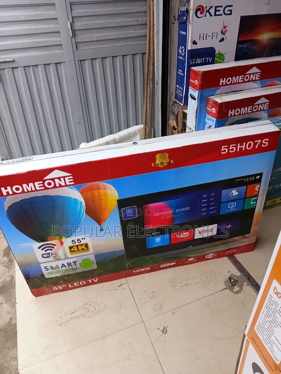 Homeone TV 55inchi 4k Smart Android TV