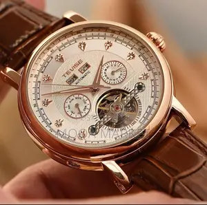 Tevise Leather Watch