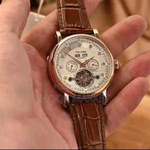 Tevise Leather Watch