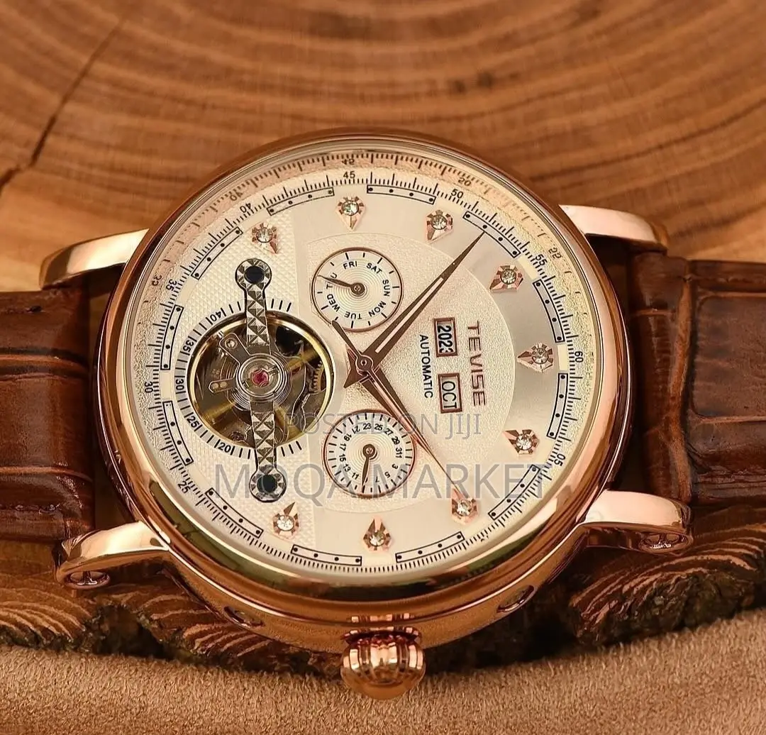 Tevise Leather Watch