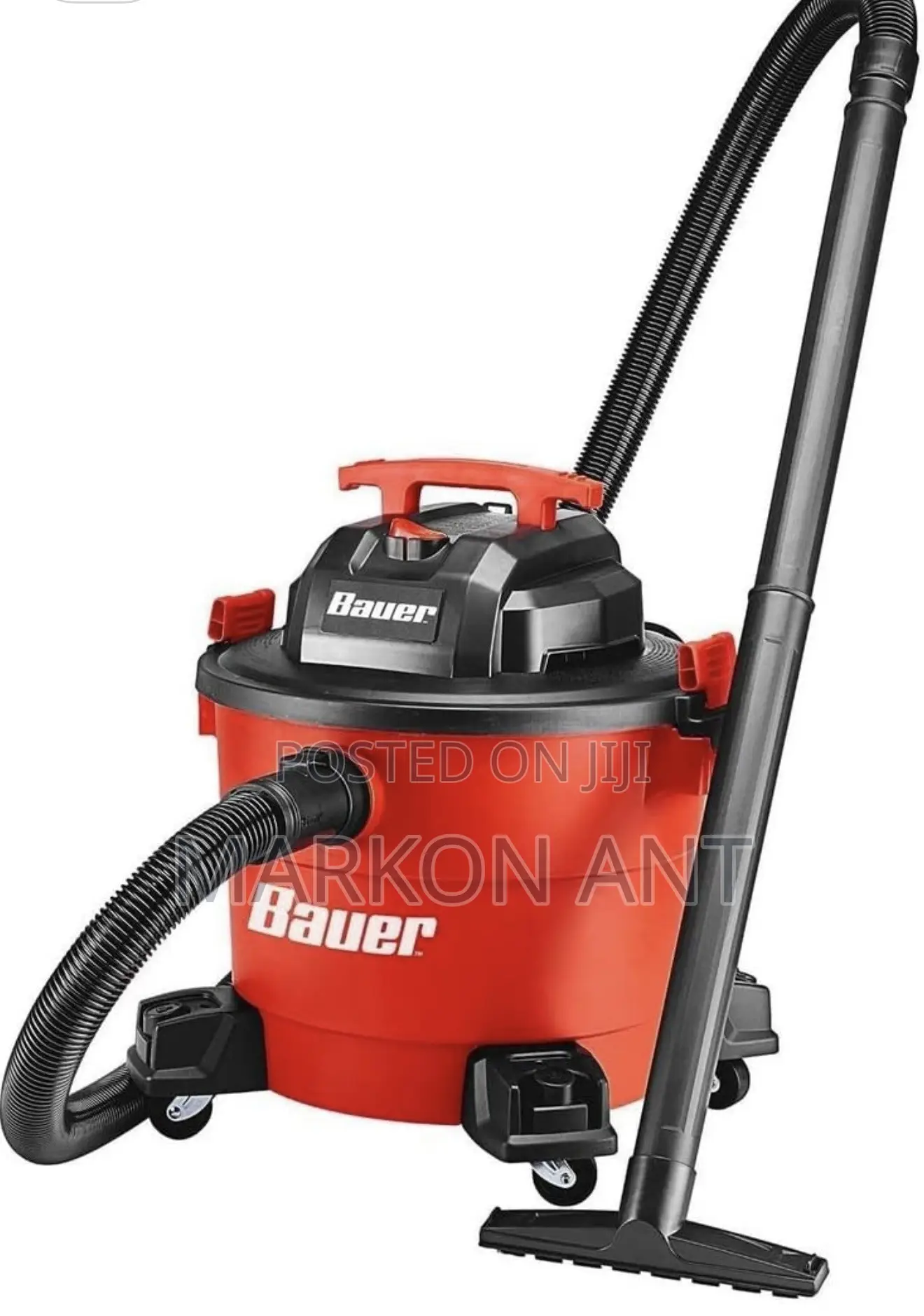 Bauer Electric Wet/Dry Vacuum Cleaner 9 Gallon 4.5 Peak Horsepower
