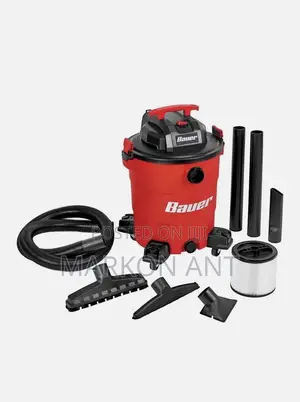 Bauer Electric Wet/Dry Vacuum Cleaner 9 Gallon 4.5 Peak Horsepower