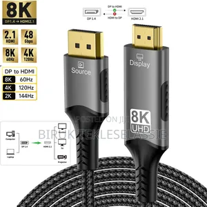 8K DP (Display Port) to HDMI Cable Which