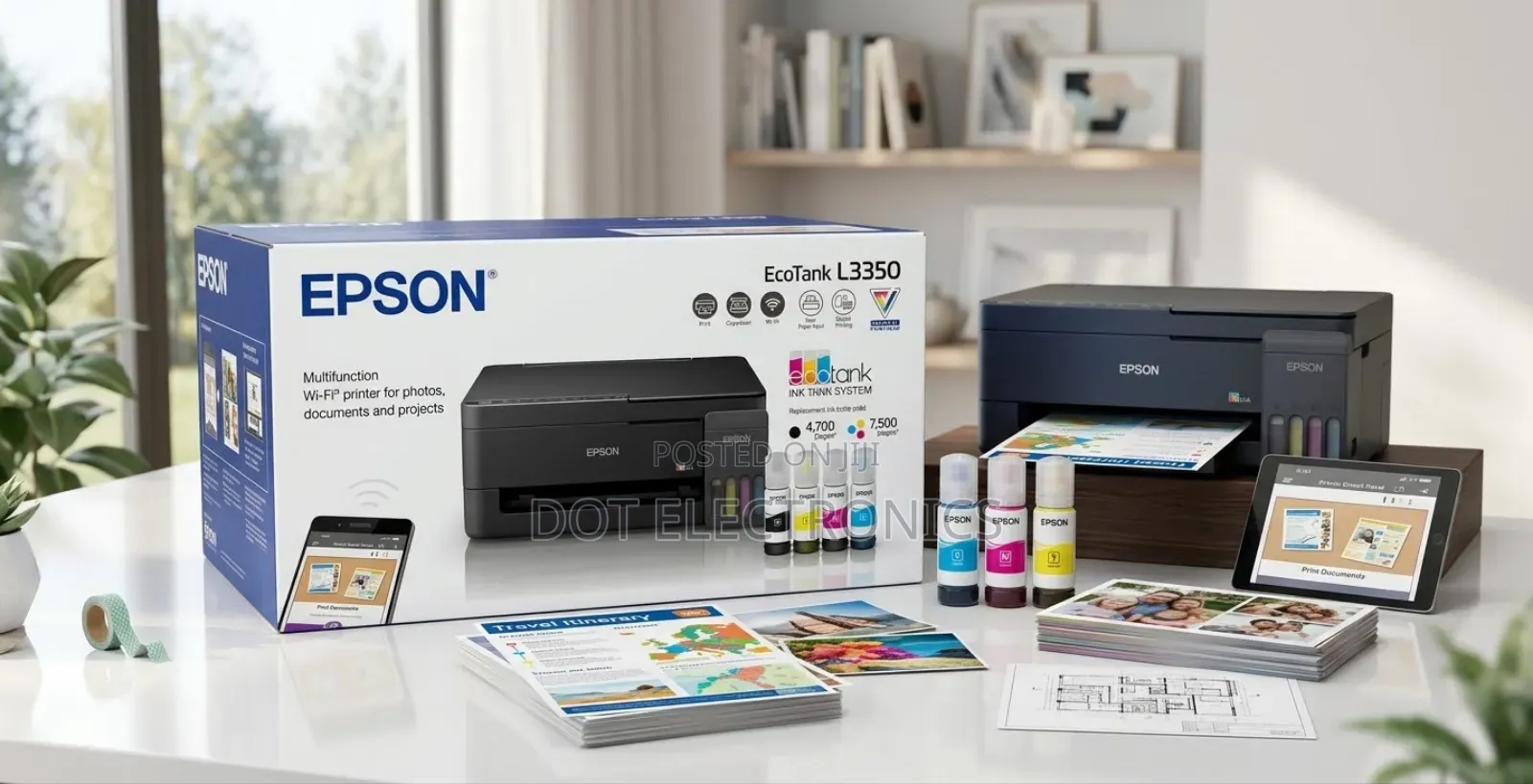 Epson EcoTank L3350 Multifunction Wi-Fi Ink Tank Printer