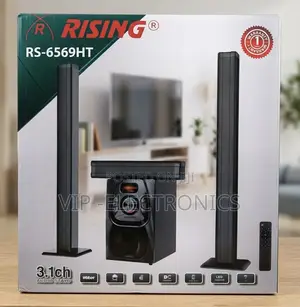 RISING Multimedia Speaker 3.1 Channel Home Theater Sound System –