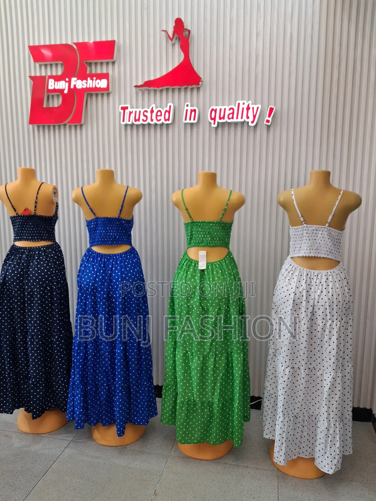 Elegant Short Dresses and Polka Dot Dresses Long