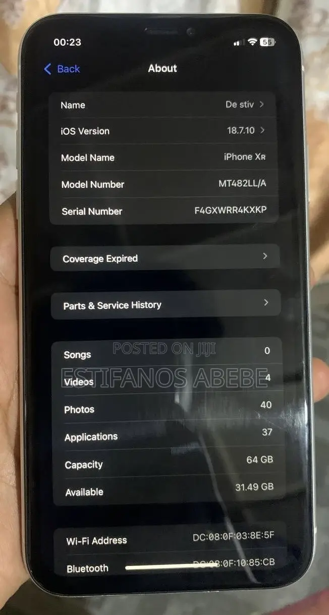 Apple iPhone XR 64 GB White