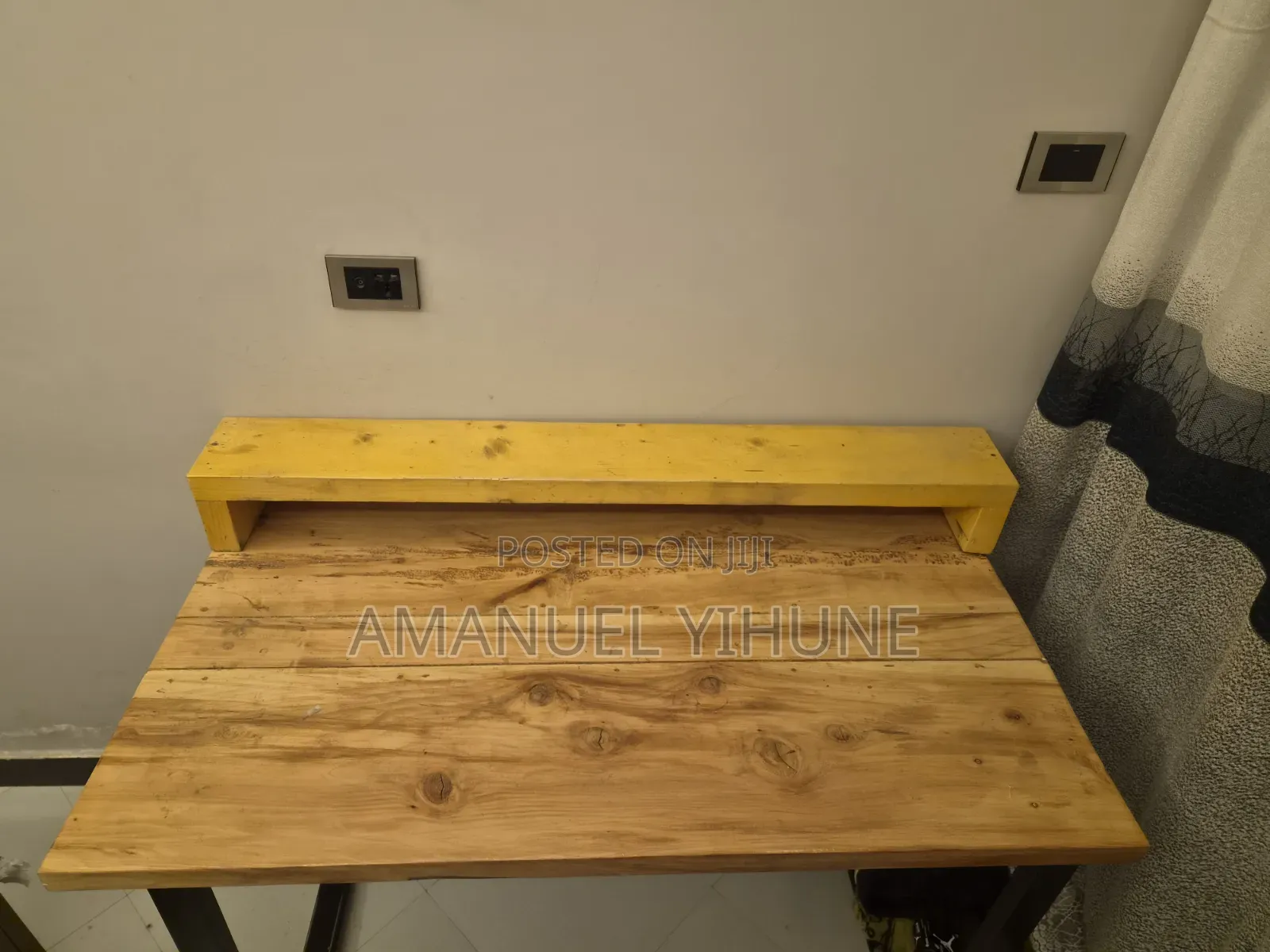 Table | Office Desk With Monitor Shelf