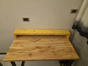 Table | Office Desk With Monitor Shelf