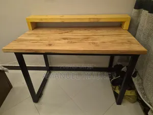 Table | Office Desk With Monitor Shelf