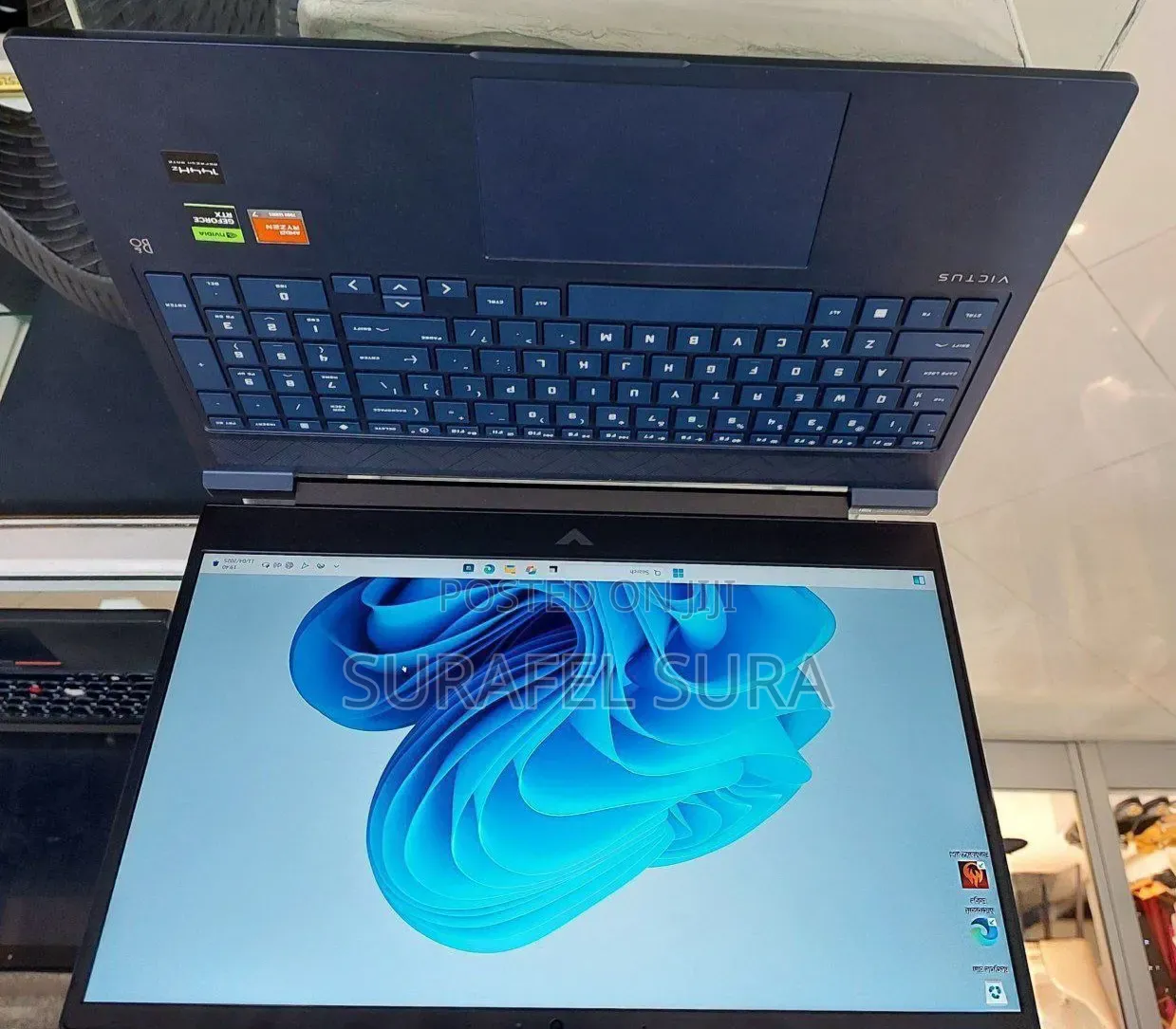 New Laptop HP Victus 16 8GB AMD Ryzen 7 SSD 1T
