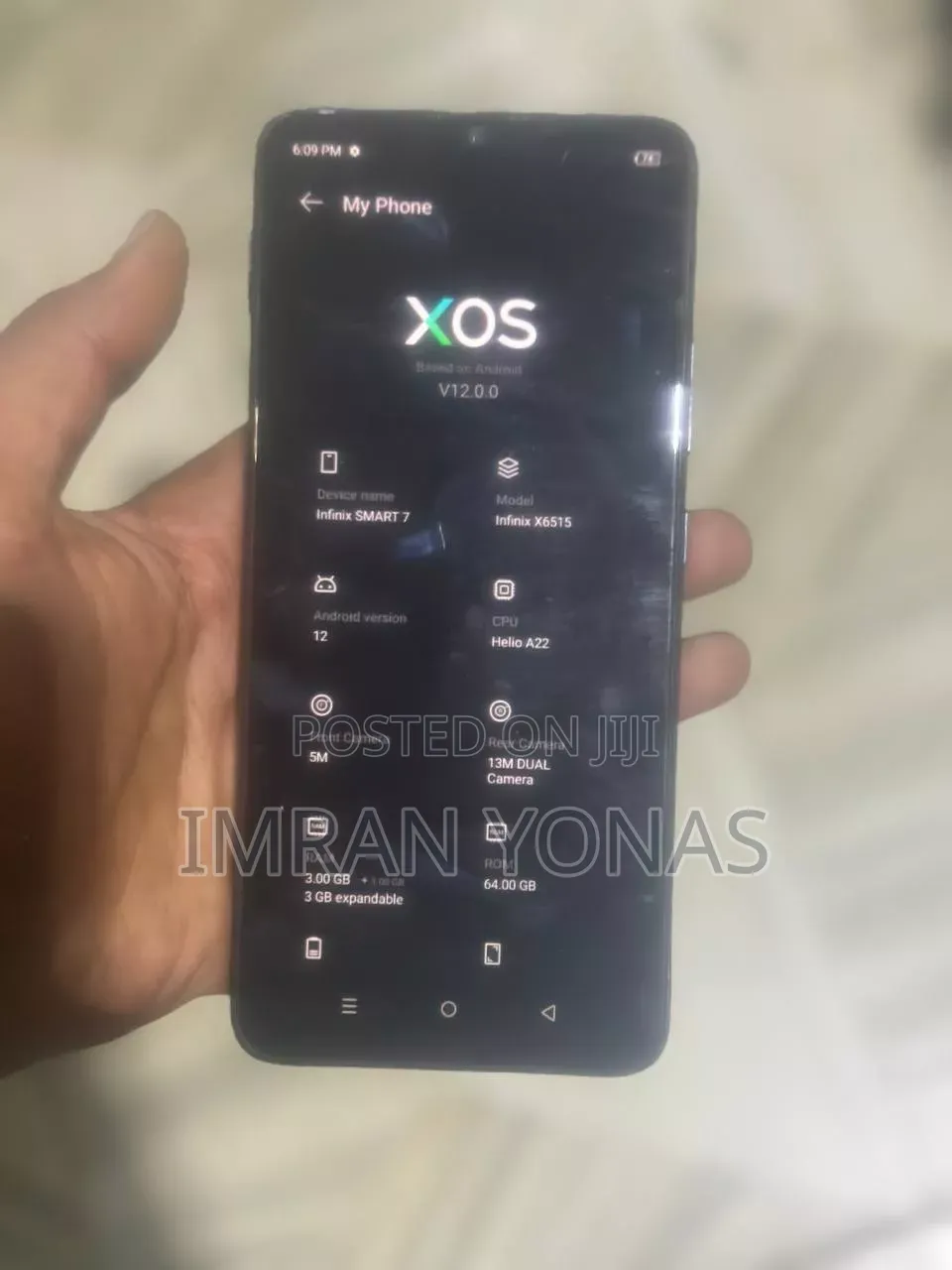 Infinix Smart 7 64 GB Black