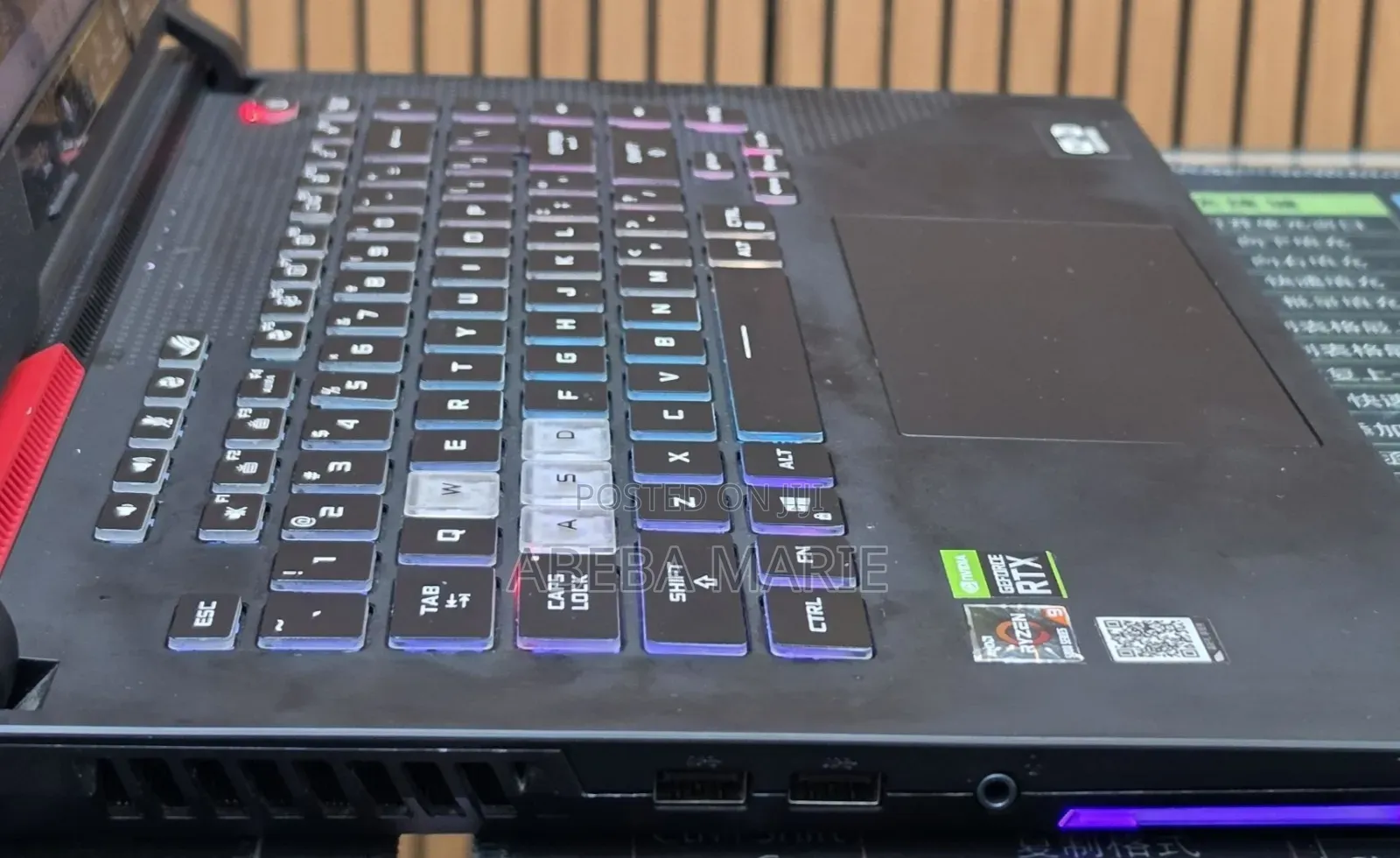 New Laptop Asus ROG Strix G15 16GB AMD Ryzen 9 SSD 1T