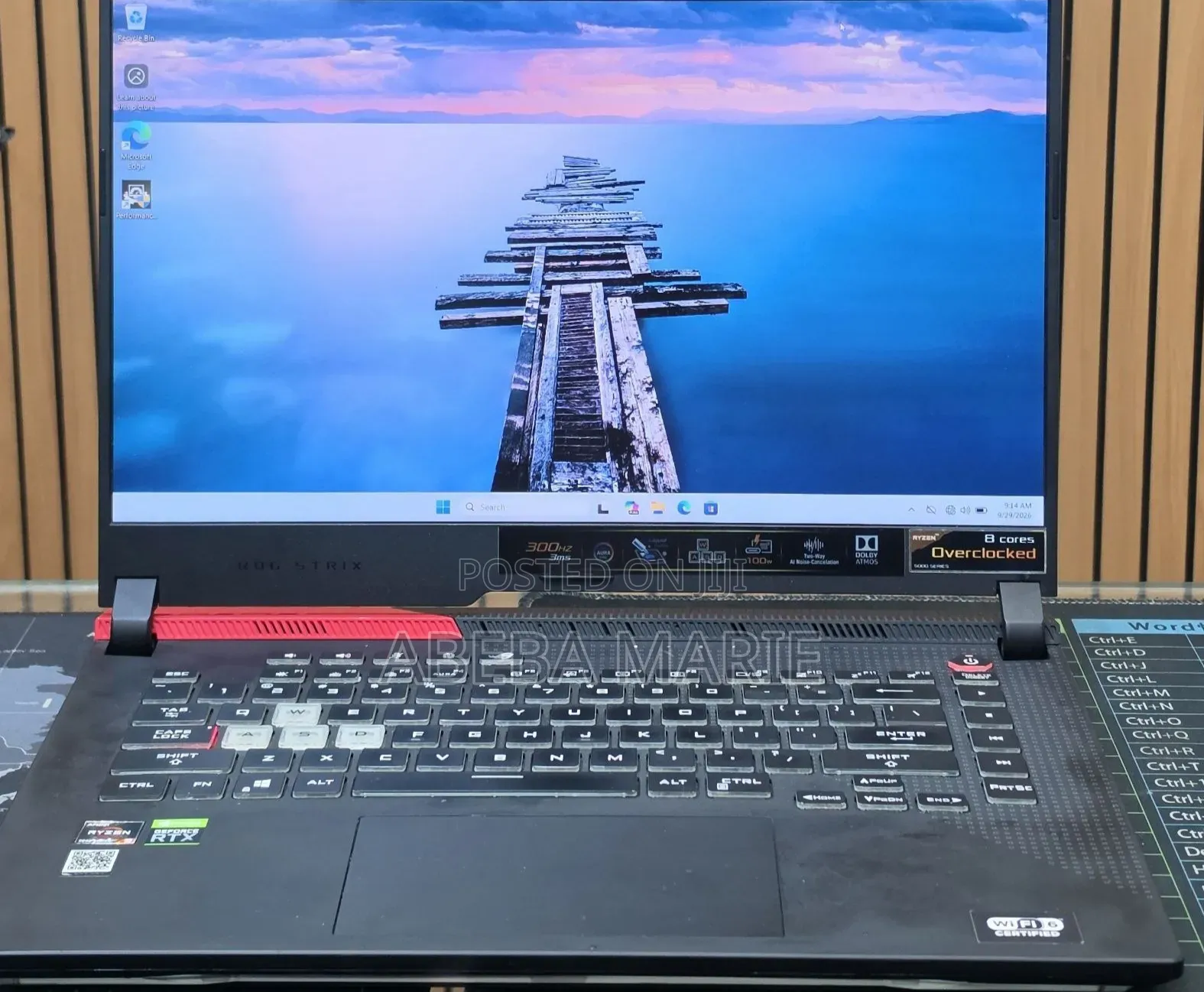 New Laptop Asus ROG Strix G15 16GB AMD Ryzen 9 SSD 1T