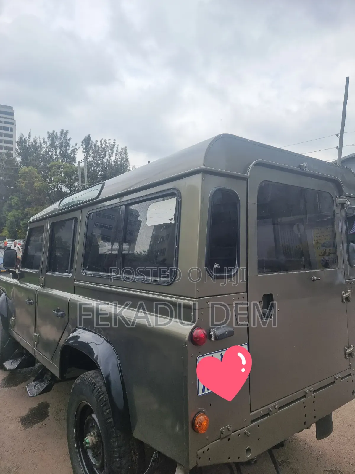 Land Rover Defender Soft Top 4x4 1995 Gray