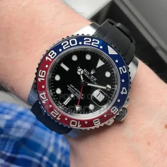 Rolex Submariner Rubber Strap Mens Watch