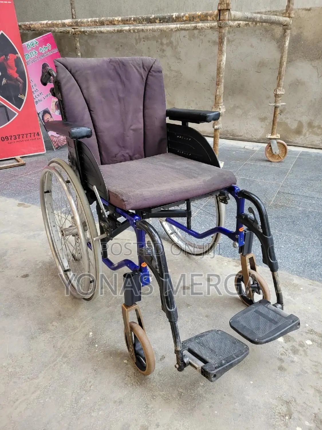 European Used wheelchair燄霑wheelchairs支马Foldable High-Strength/Stronger