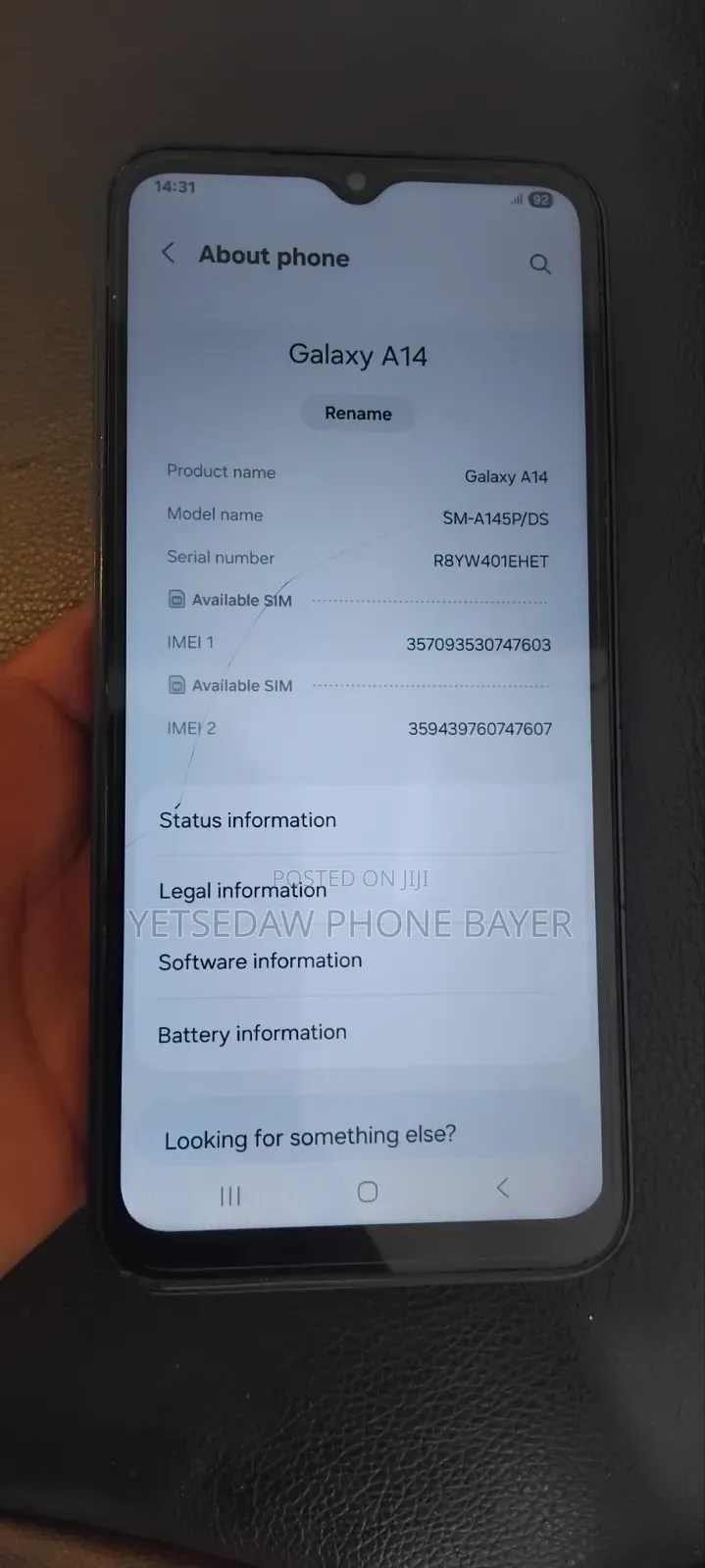 Samsung Galaxy A14 128 GB Black