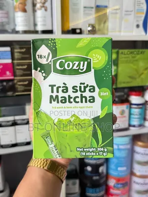 Cozy Matcha Milk Tea 3-in-1, Containing 18 Sticks Totaling 306 Grams