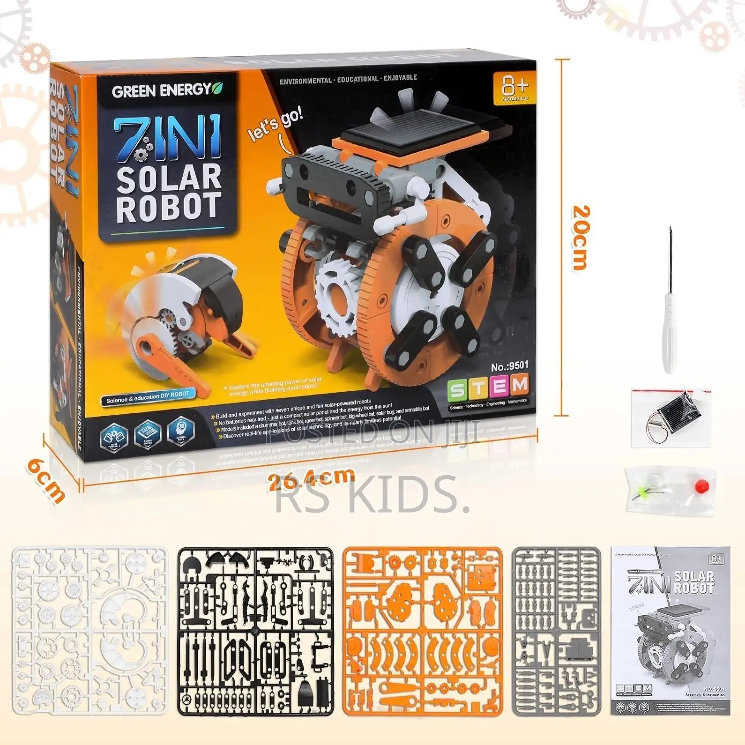 7in 1 Solar Robot