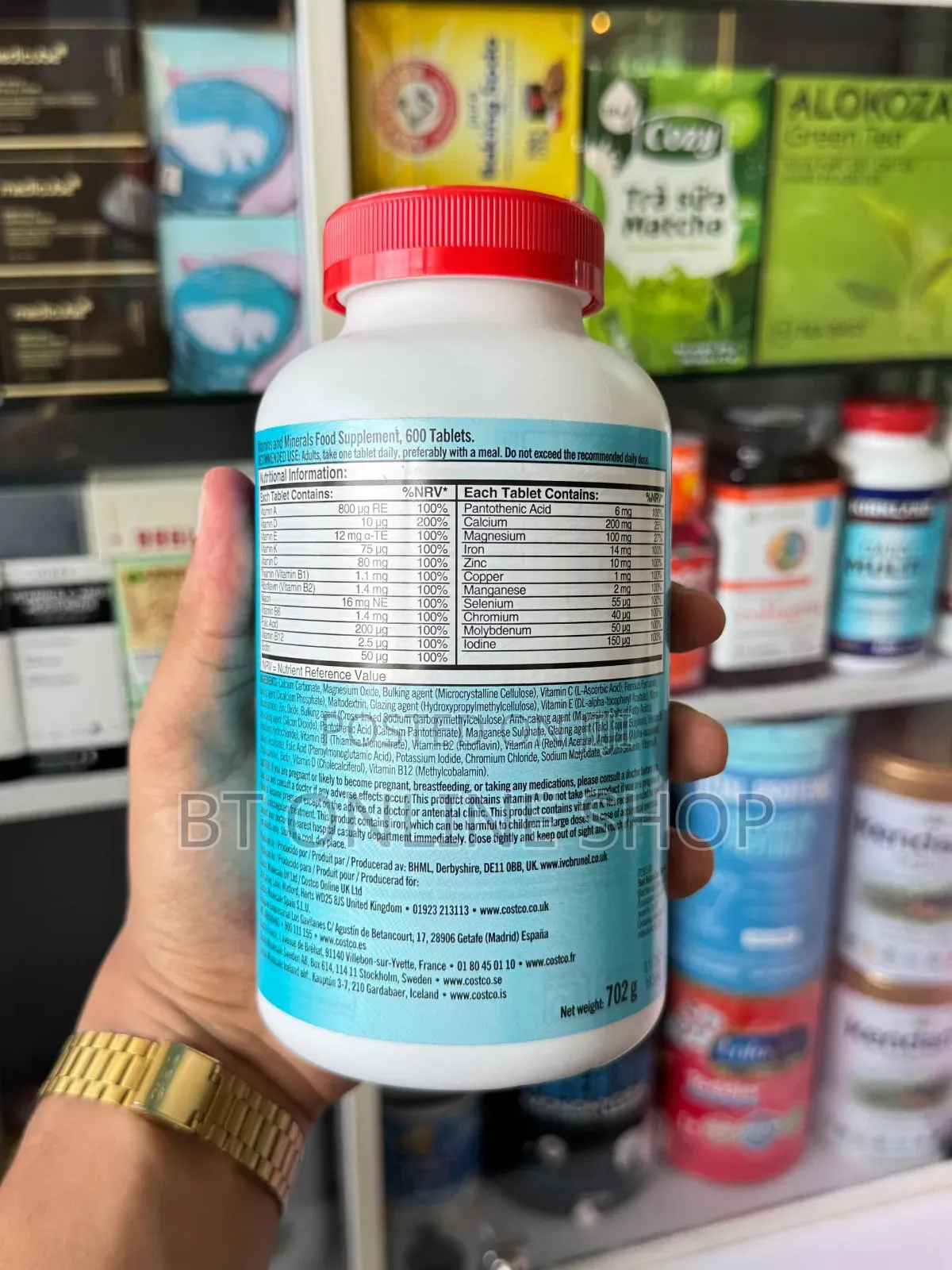 Kirkland Signature Daily Multi Containing 600 Tablets of Vitamins