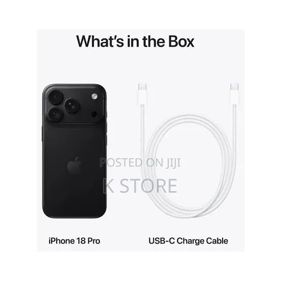 New Apple iPhone 18 Pro Max 256 GB Black
