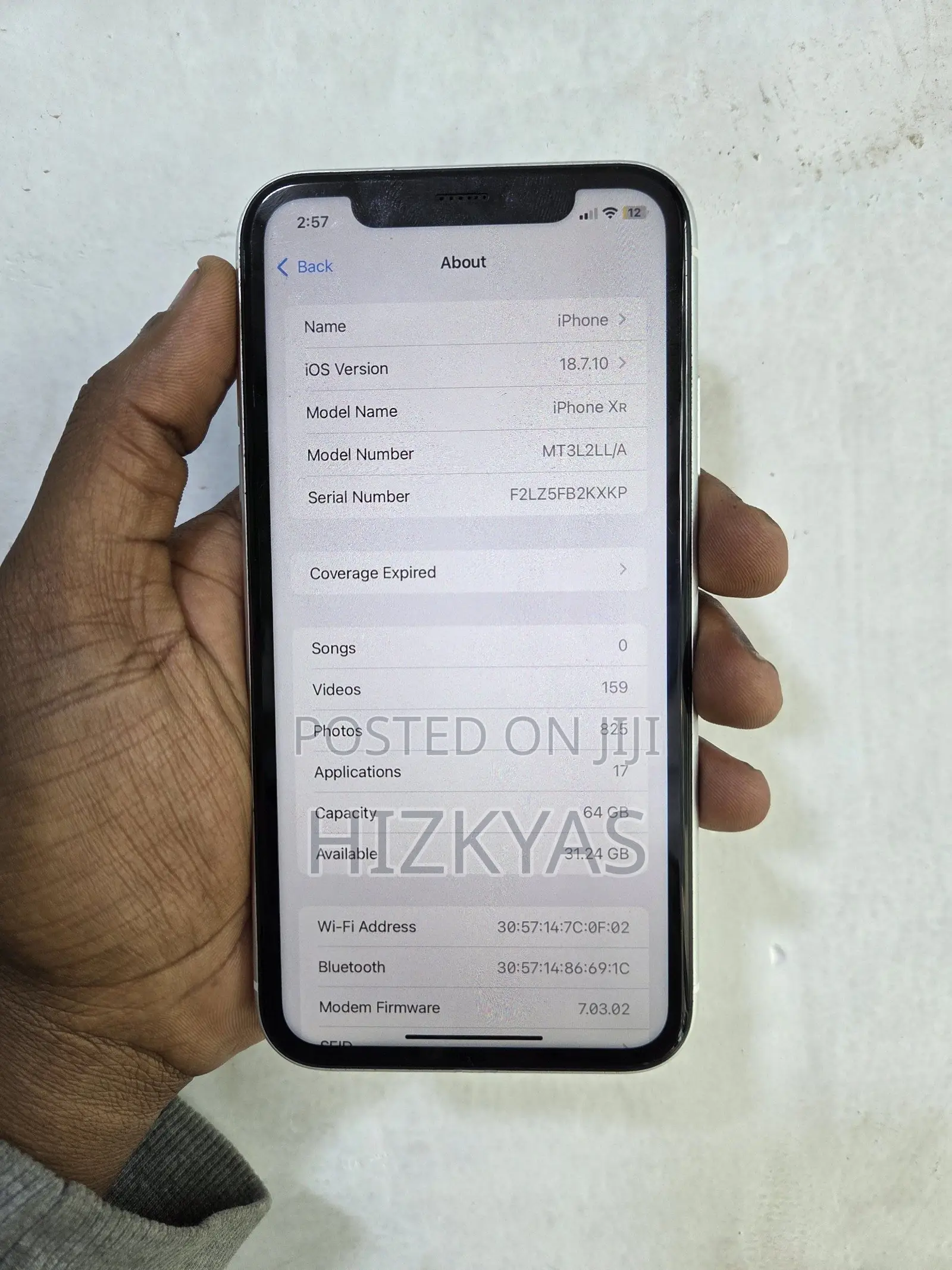 Apple iPhone XR 64 GB White