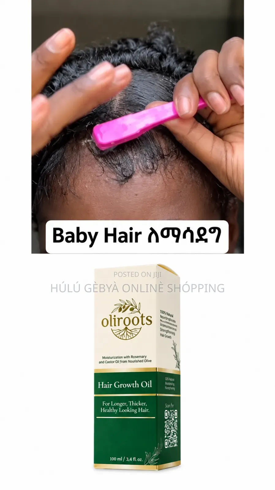 Oli Roots Premium Hair Scalp Growth Oil