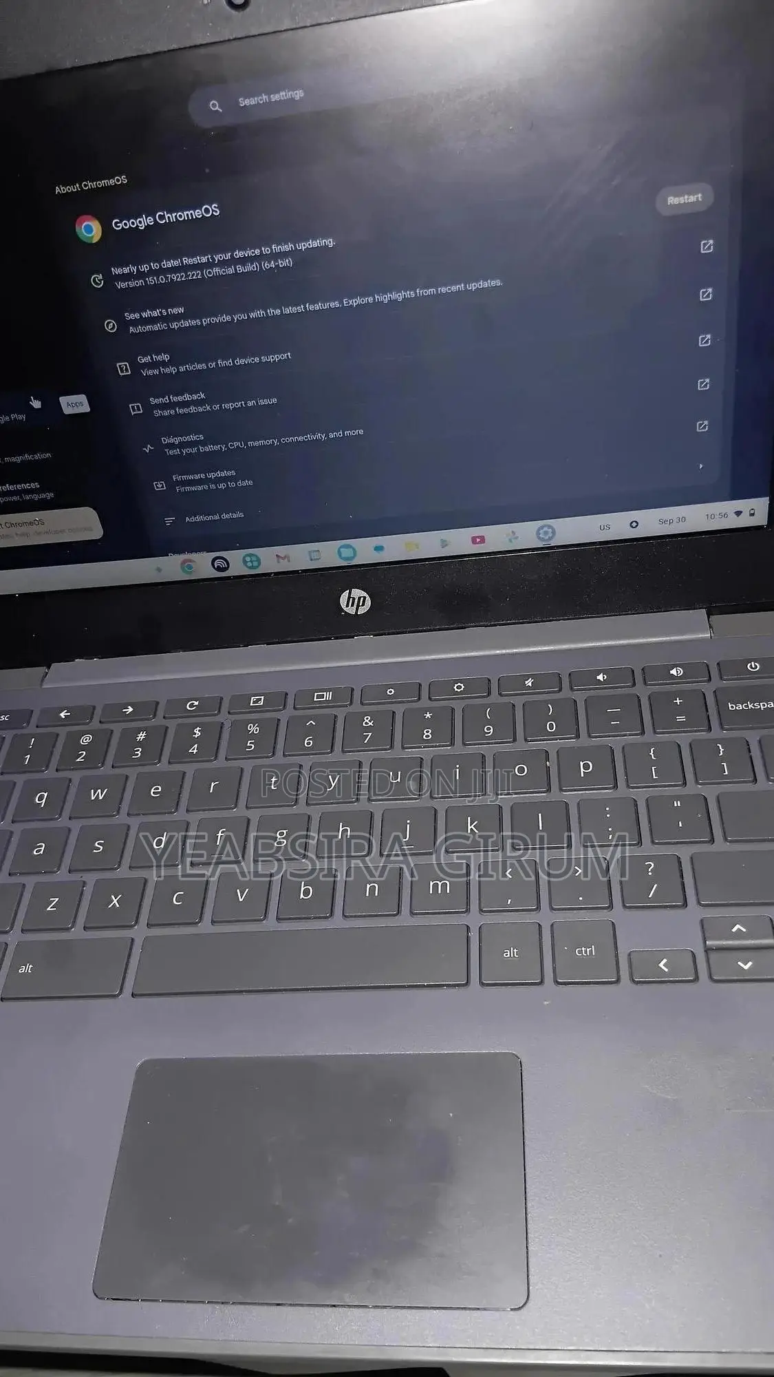 Laptop HP Chromebook 4GB Intel SSD 32GB