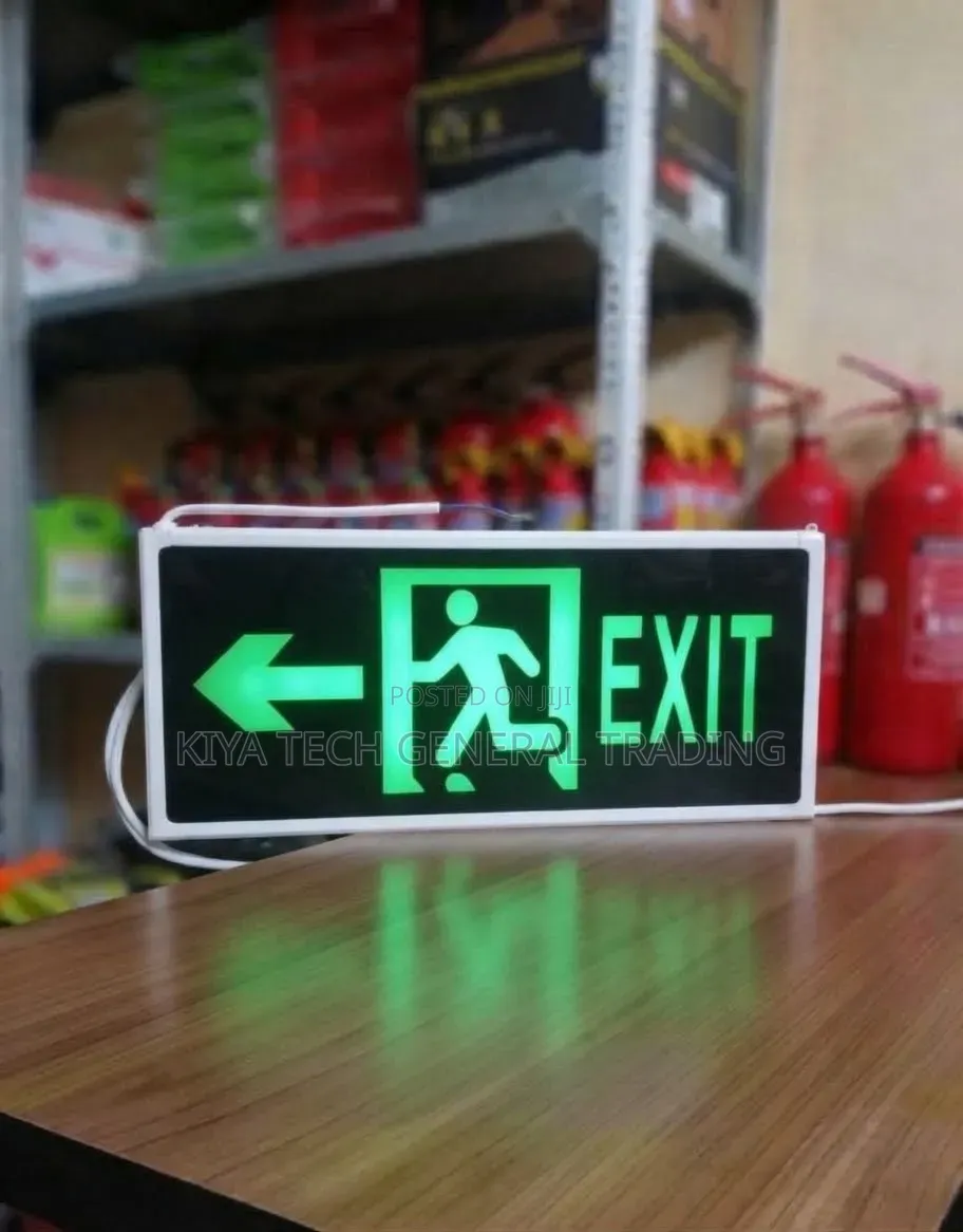 Both Side High Visibility Emergency Exit Sign Ethiopia የመውጫ ምልክት