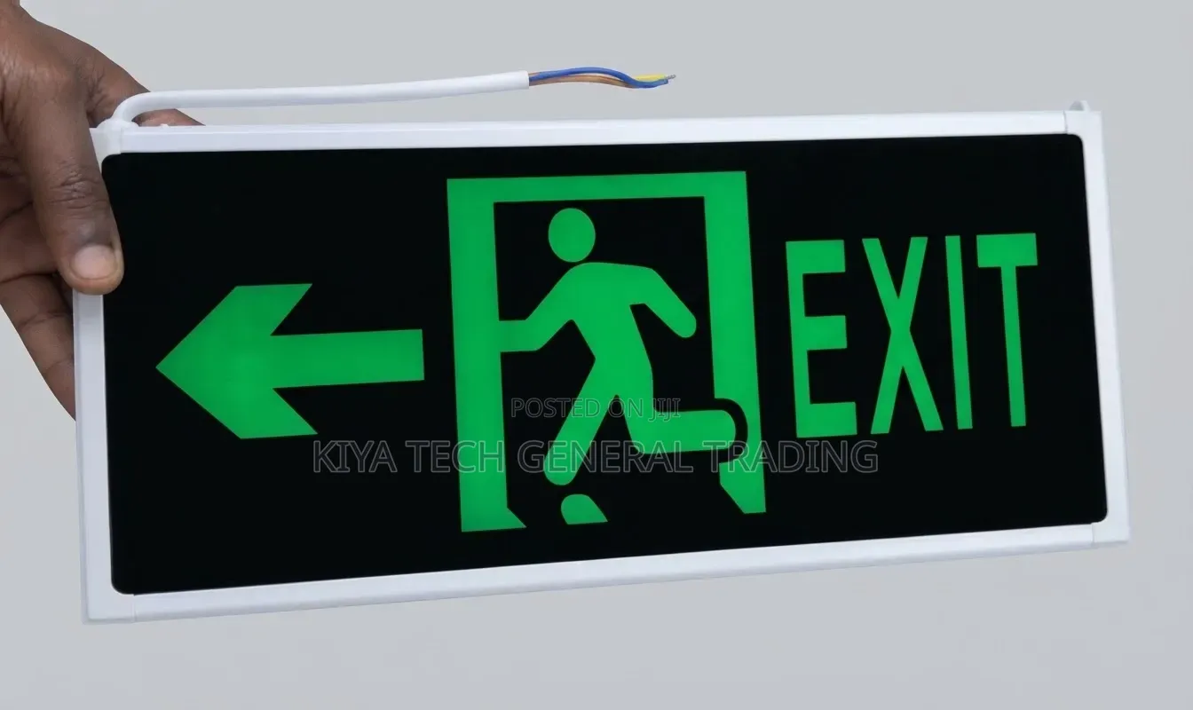 Both Side High Visibility Emergency Exit Sign Ethiopia የመውጫ ምልክት