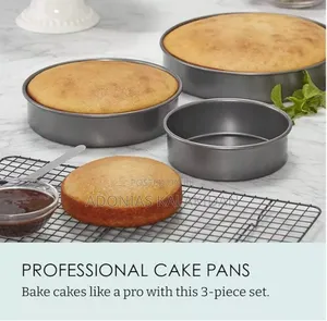 Momcoc Round Cake Pans 3pc