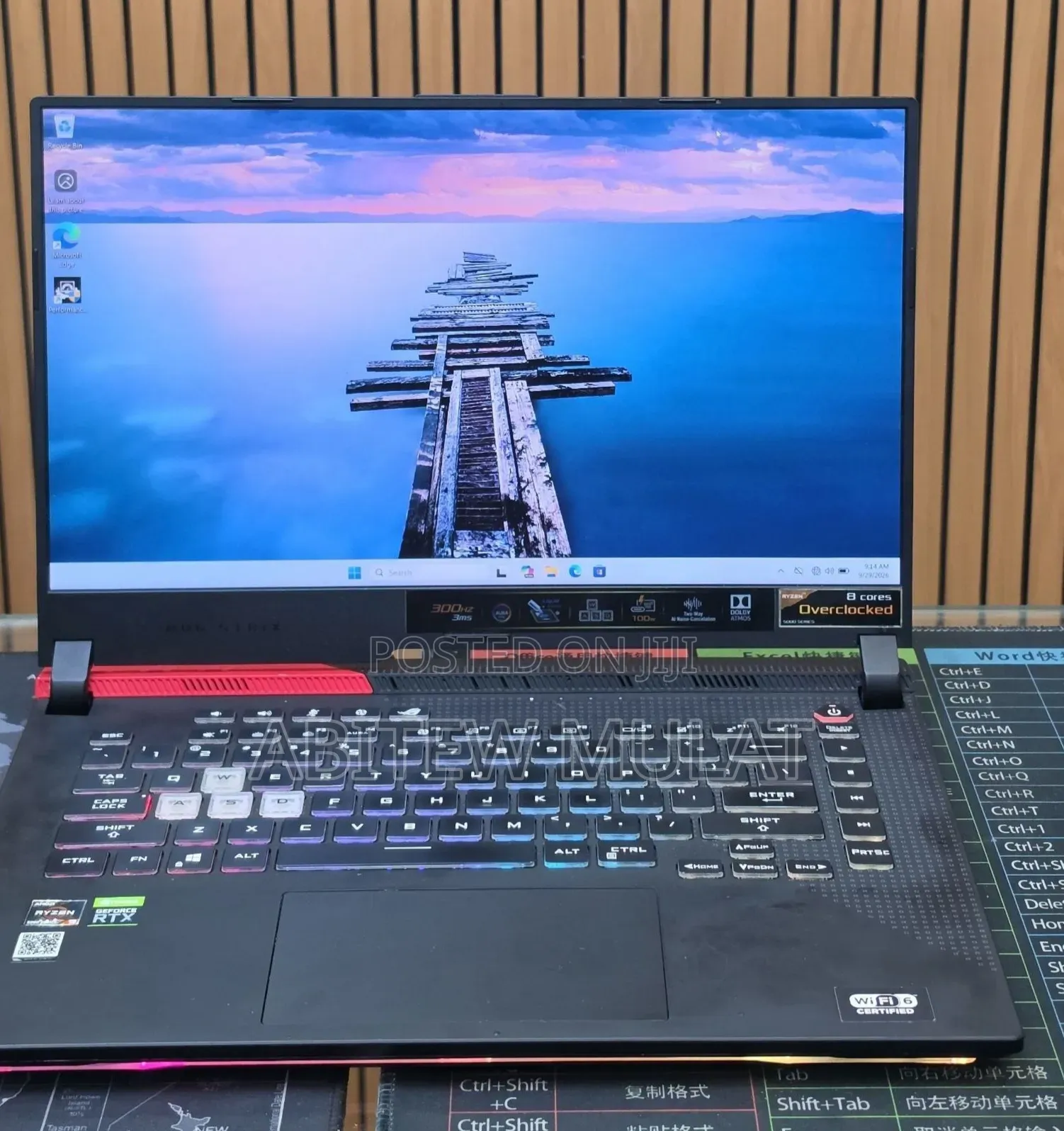 New Laptop Asus ROG Strix G15 16GB AMD Ryzen 9 SSD 512GB