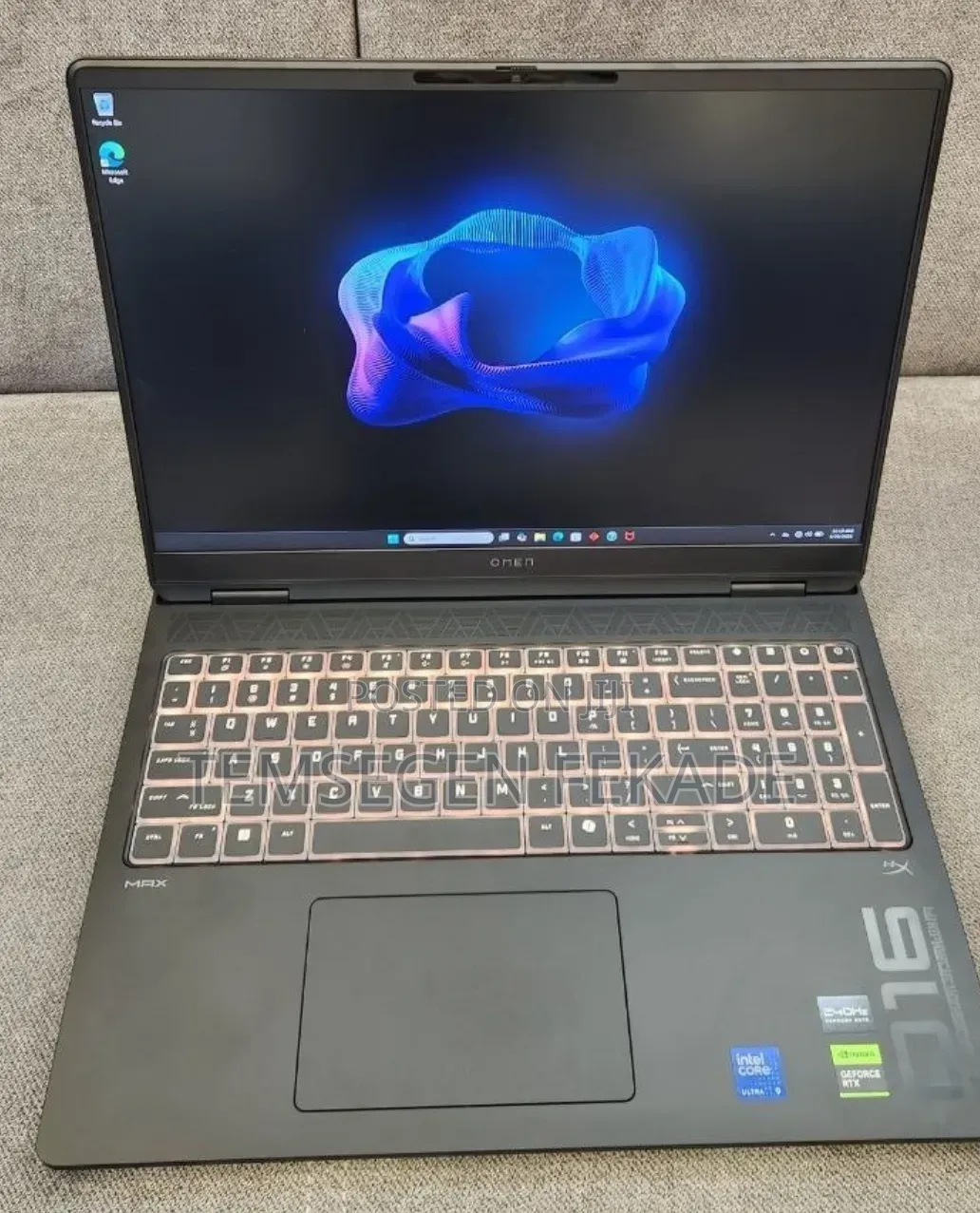 New Laptop HP Omen Max 16 32GB Intel Core Ultra 9 SSD 1T