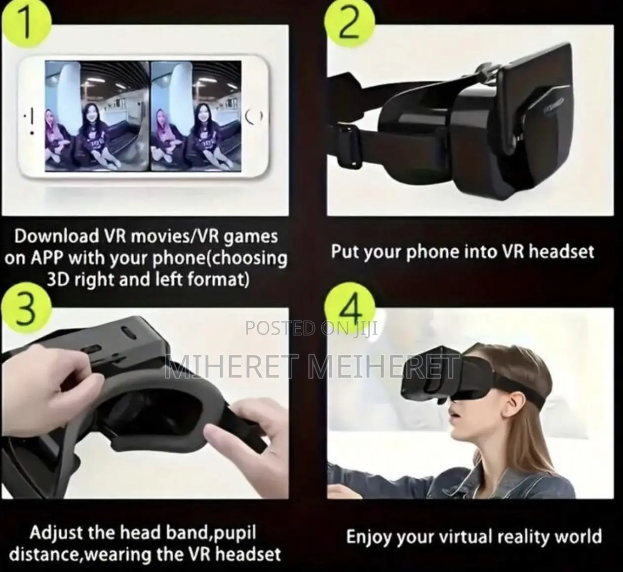 3D VR Virtual Reality Glasses