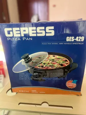 Brand New Gepess Electric Pizza Pan (42cm / 1500W) – High Quality
