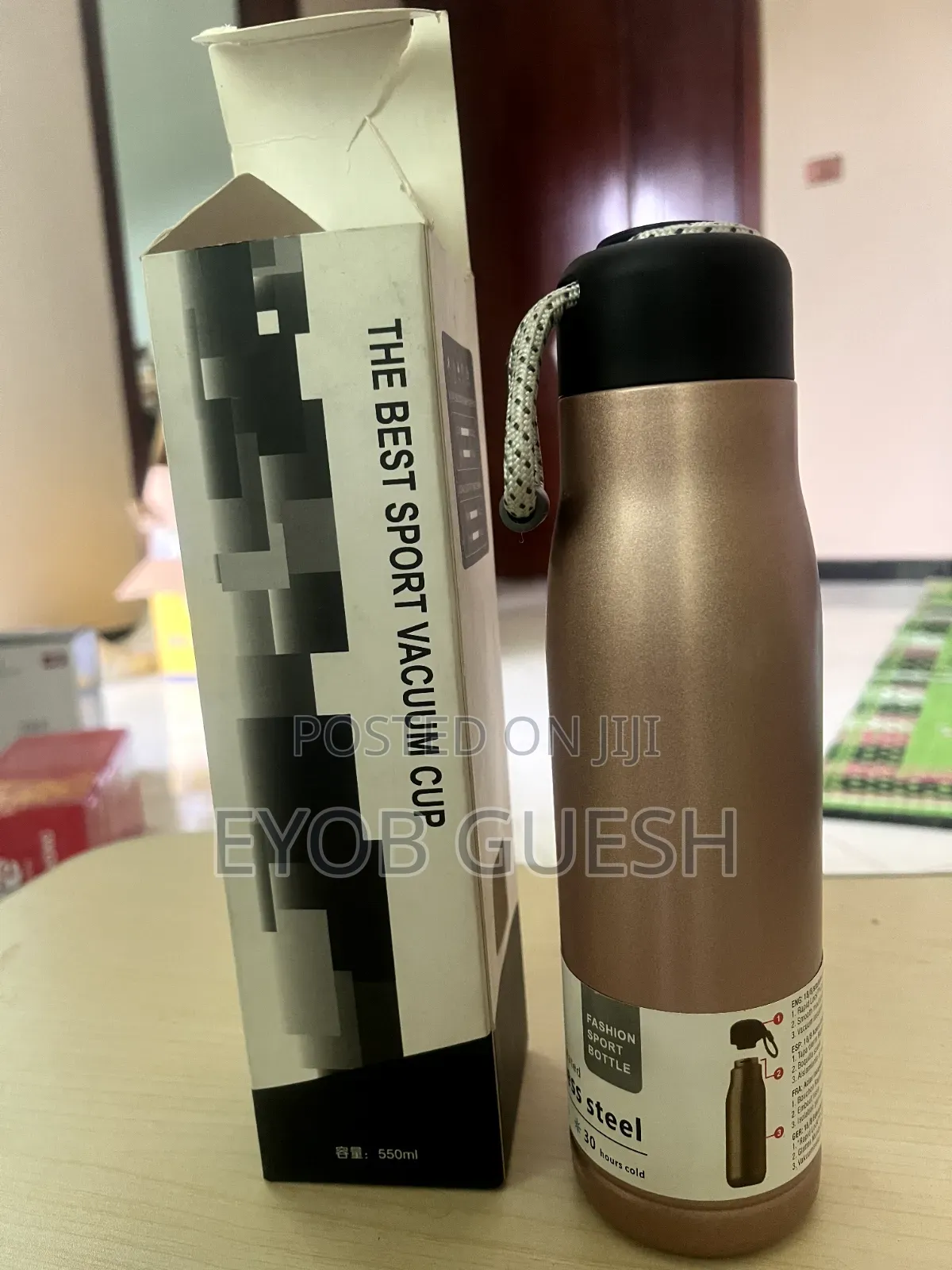 Brand New 550ml Stainless Steel Sport Vacuum Flask / Cup