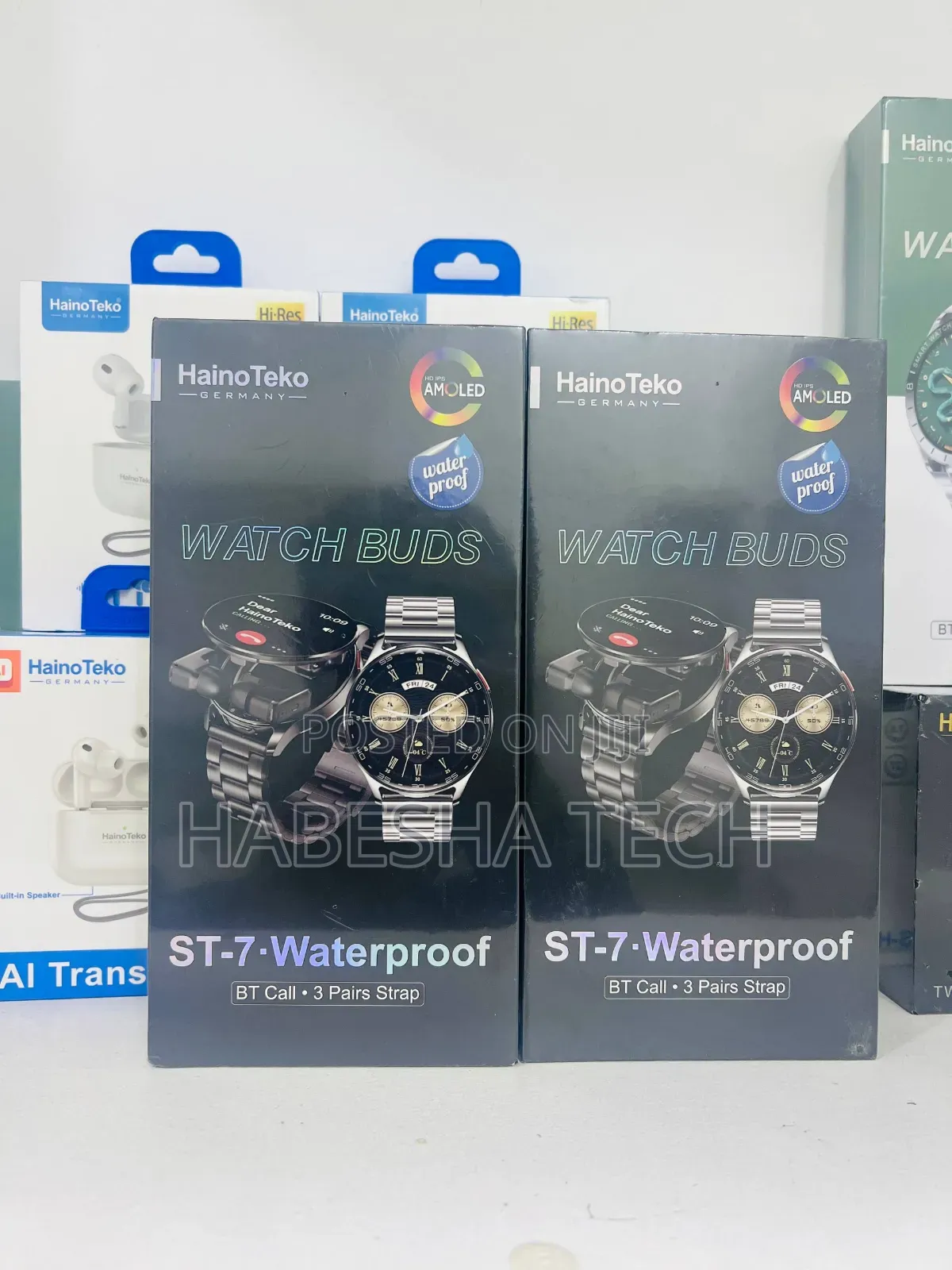 Smartwatch HainoTeko ST-7 Waterproof – With Airpod Case
