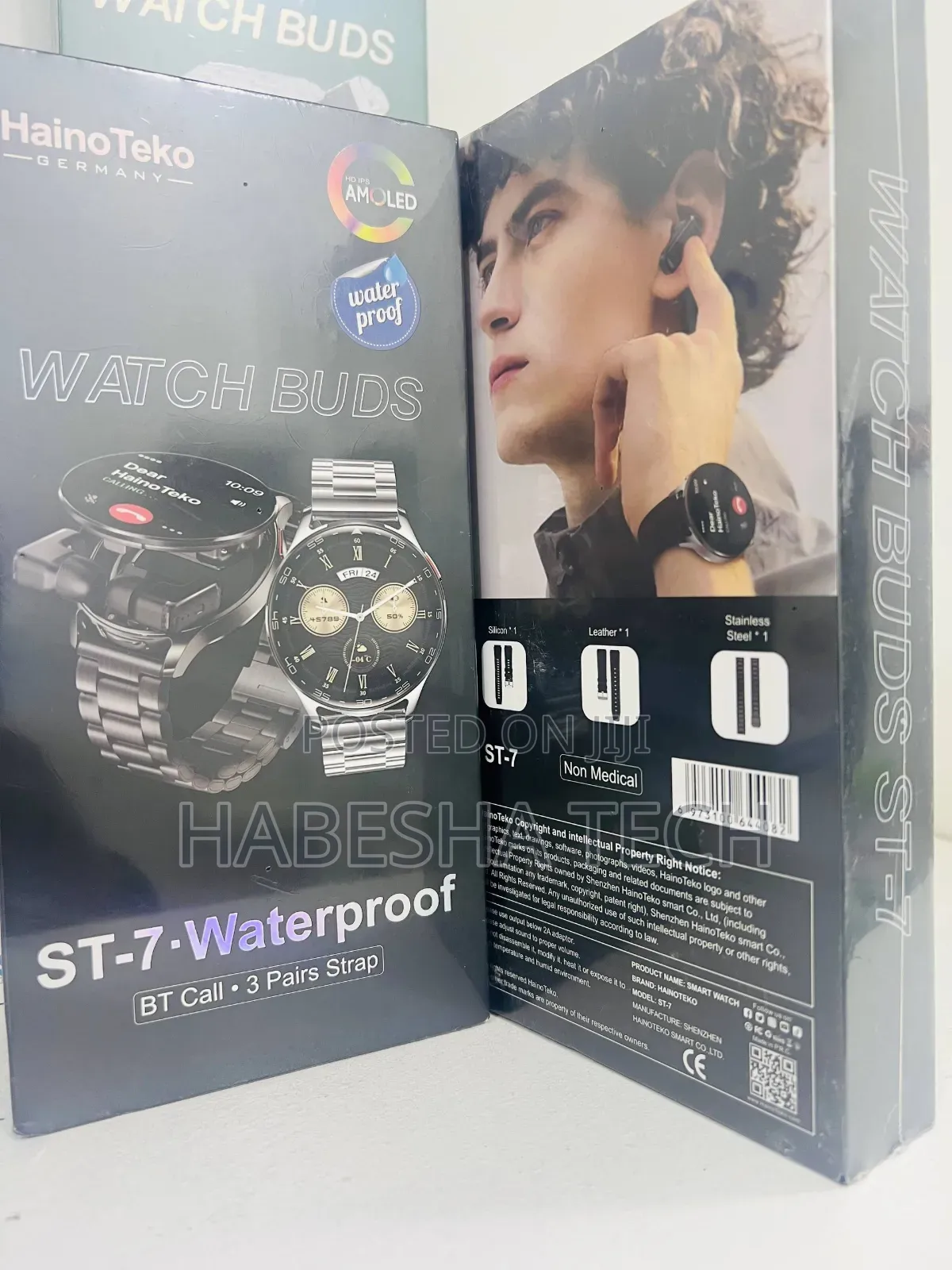 Smartwatch HainoTeko ST-7 Waterproof – With Airpod Combo