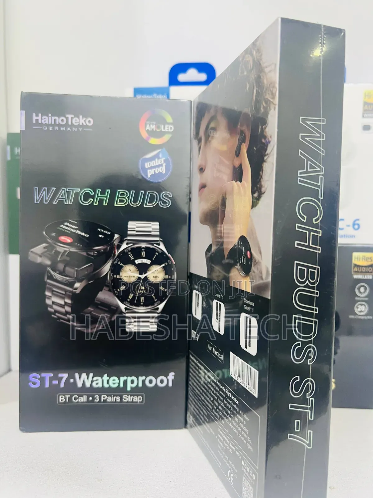 Smartwatch HainoTeko ST-7 Waterproof – With Airpod Combo