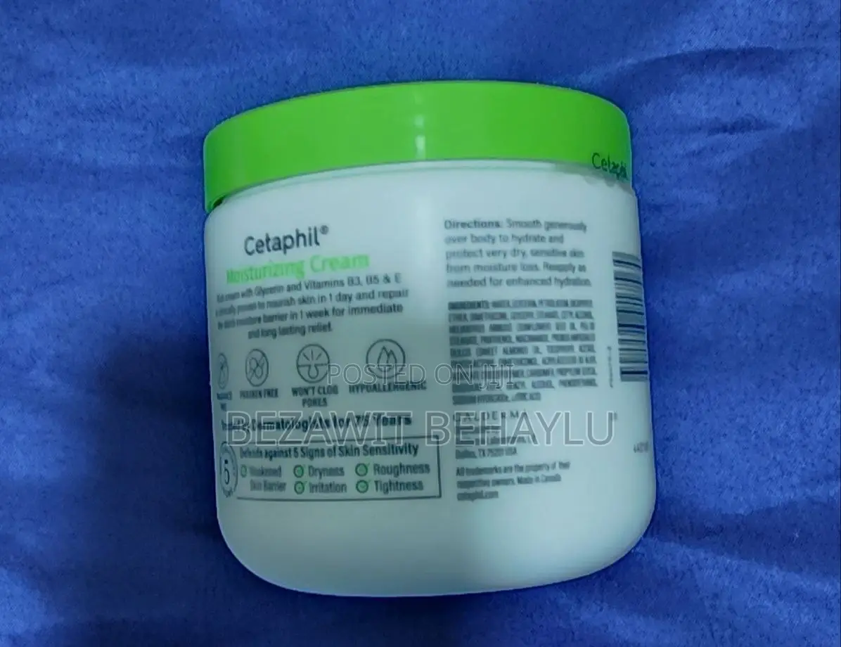 Cetaphil Cleanser and Moisturizing Cream From USA