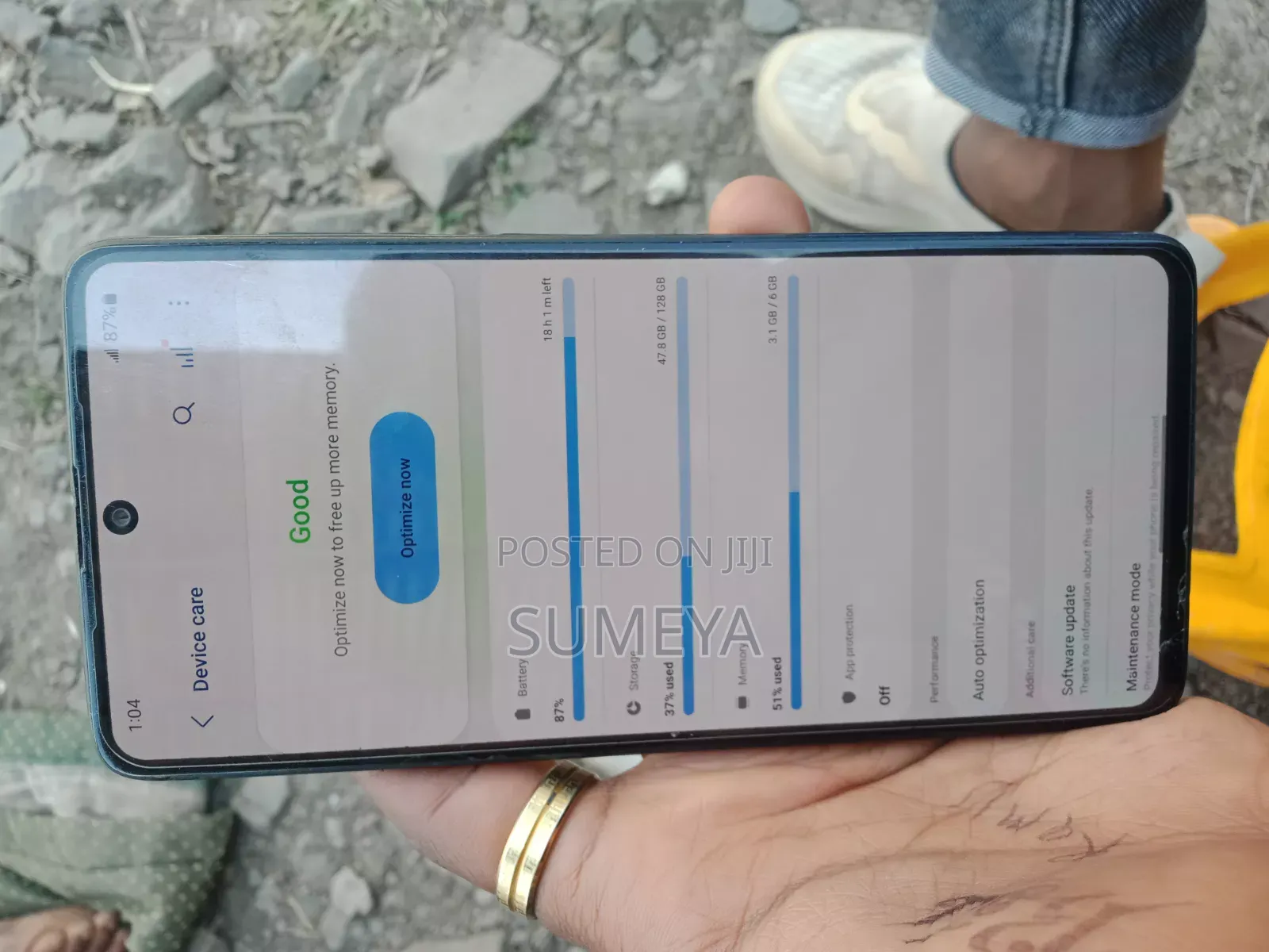 Samsung Galaxy A71 128 GB Blue