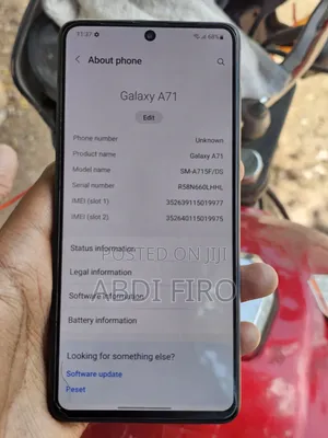Samsung Galaxy A71 128 GB Blue