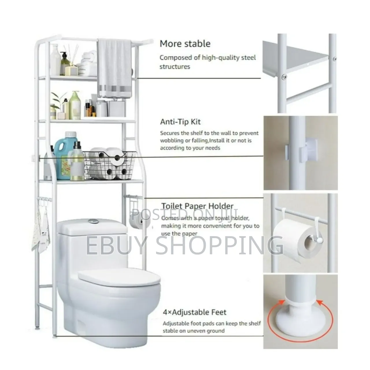 Keep Your Bathroom Tidy With This Space-Saving