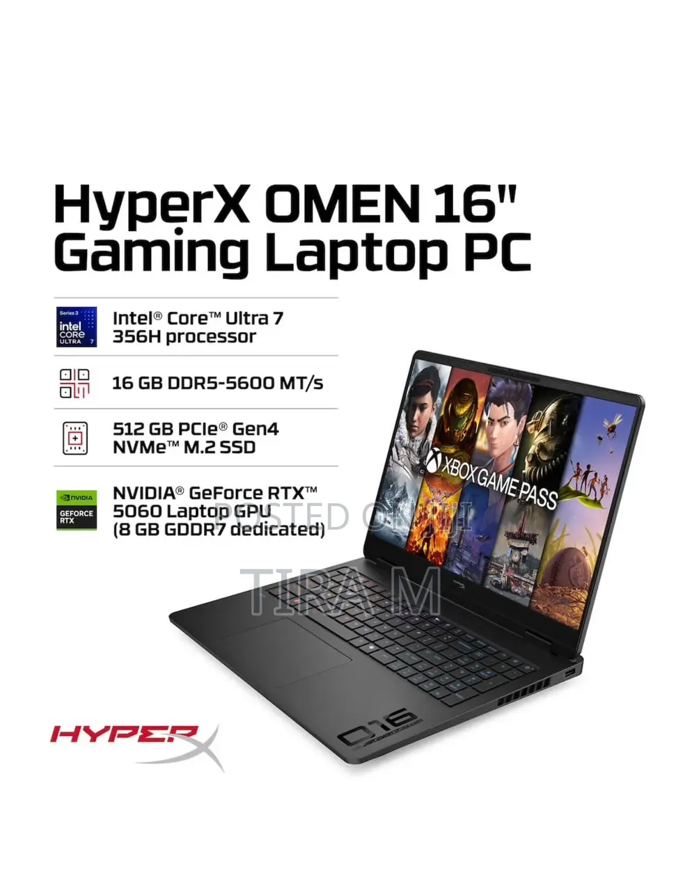 New Laptop HP 16GB Intel Core Ultra 9 HDD 512GB