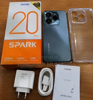 Tecno Spark 20 128 GB Black